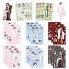 8 Styles of Youthful Girl Stickers for Waterproof Diary Hand Stickers Gu Card Stickers DIY Decorative Stickers Ins Stickers