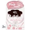 Pudding Hair Color Hair Dye, Peony Pink Toner, 2 Pieces