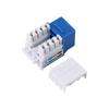 90° Unshielded Cat6 Module with Tail Hole