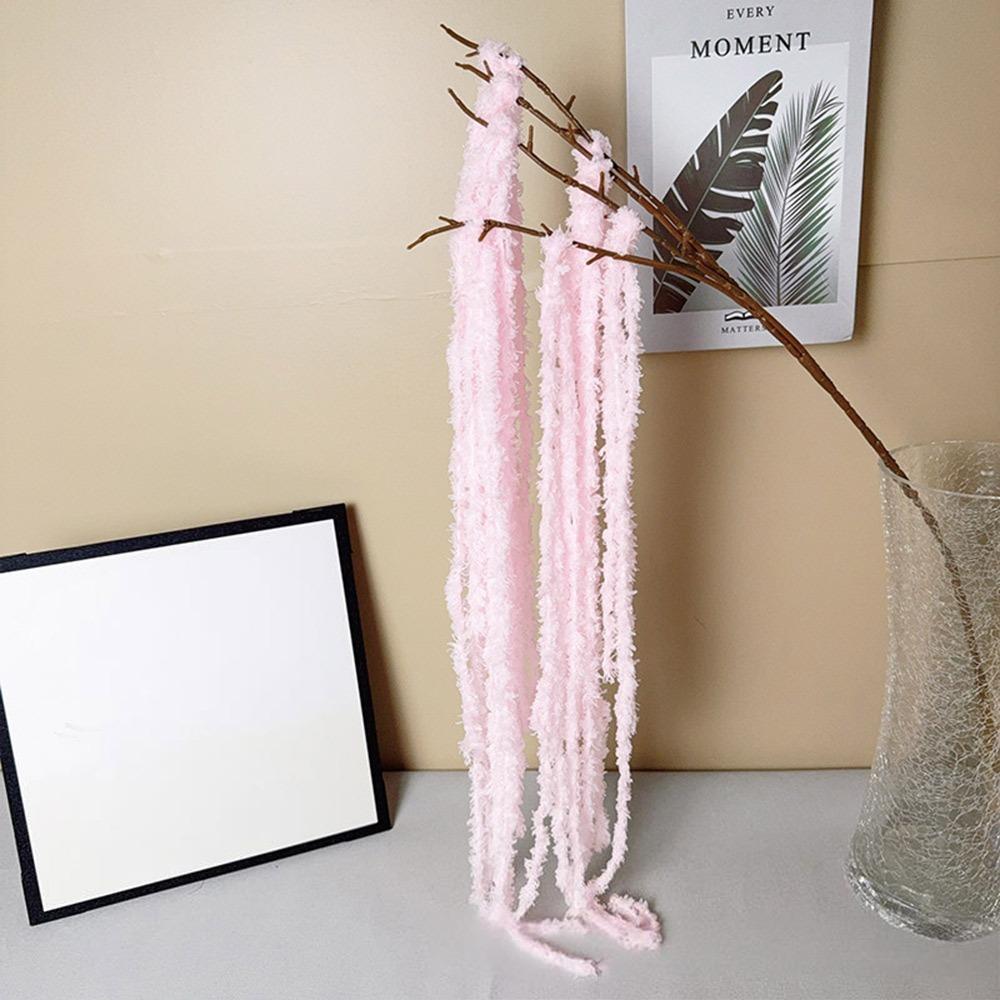 Multicolor Amaranthus Artificial Hanging Plant Ornament Accessories Simulated Amaranthus Caudatus Yarn Photo Props