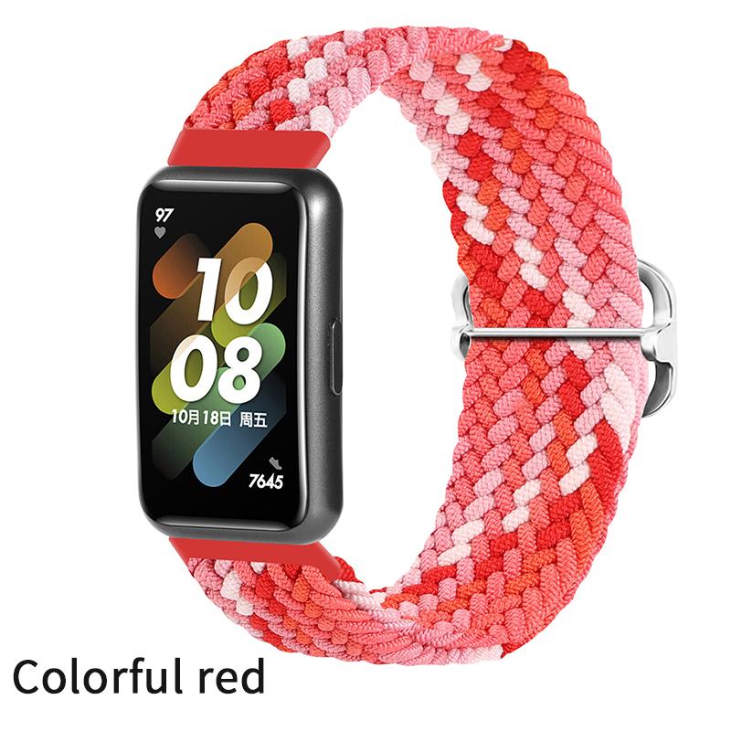 Регулируемый нейлоновый ремешок для Huawei Band 7, дышащий 7NFC, запасные аксессуары, эластичный браслет для браслета Huawei Band7