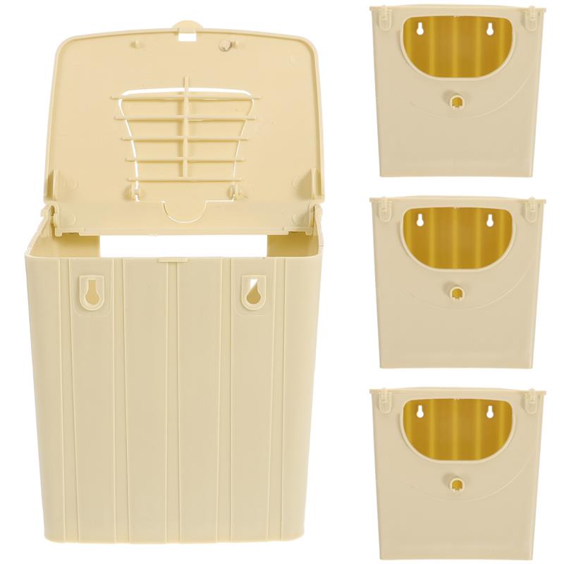 4Pcs Bird Breeding Box Incubation Nest Plastic Hut for Hanging Lovebird Pet Accessories Home Balcony Decoration Mating Box