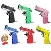1PC Mini Keychain Gun Rubber Band Gun Toy Gun Shooting Pistol Alloy Kid Outdoor Activities Party Game Birthday Gift for Children