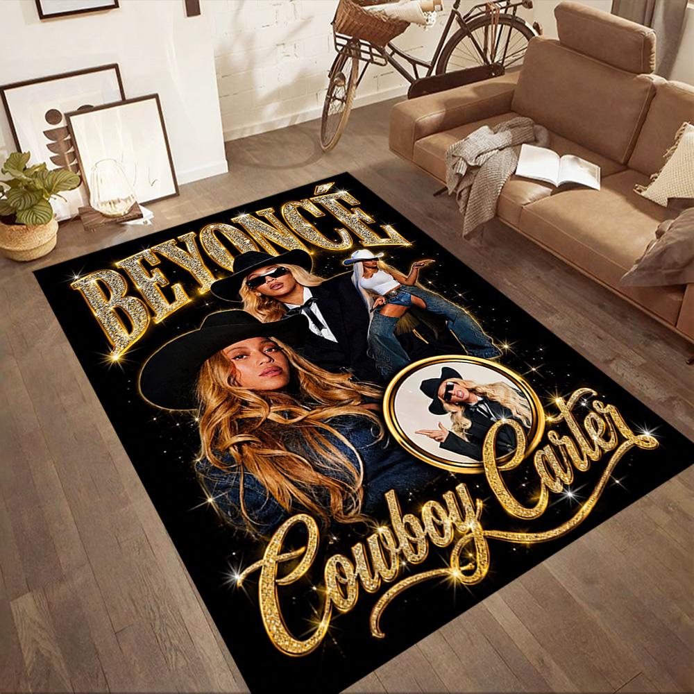 Beyoncé Square rugs are a great choice for living rooms, bedrooms, home décor, and as gifts.