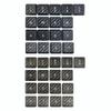 DIY Customs Keyboard Keys 17Pcs Keycap Carbon Fiber Texture Nonslip Cover for G915/G813/G815/G913 TKL