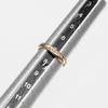 TIFFANY&Co. open heart band Ring K18 Pink Gold/diamond #4.1(US Size) 2.83g Women Used