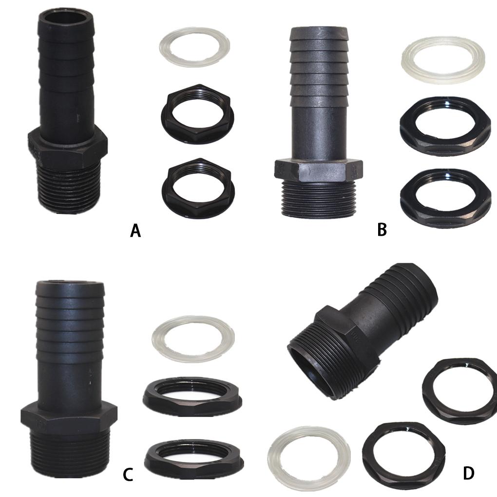 Ершовый соединитель для труб для легкой установки бочки для воды, переливной вентиль для садового резервуара для воды, пластик