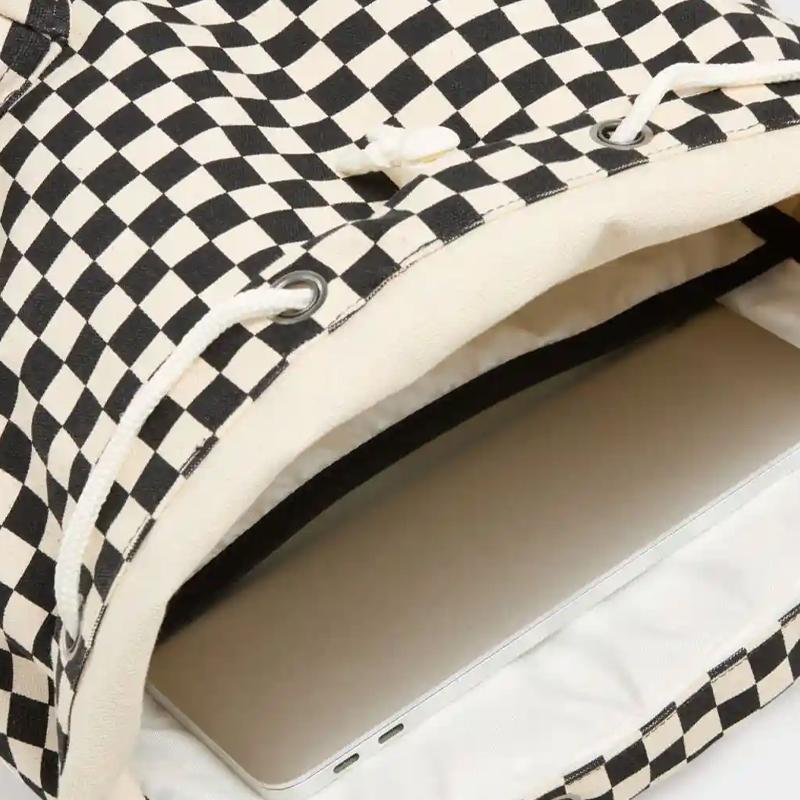 Vans Холщовый рюкзак обычный унисекс черно-белый Vans VN000HDDY28