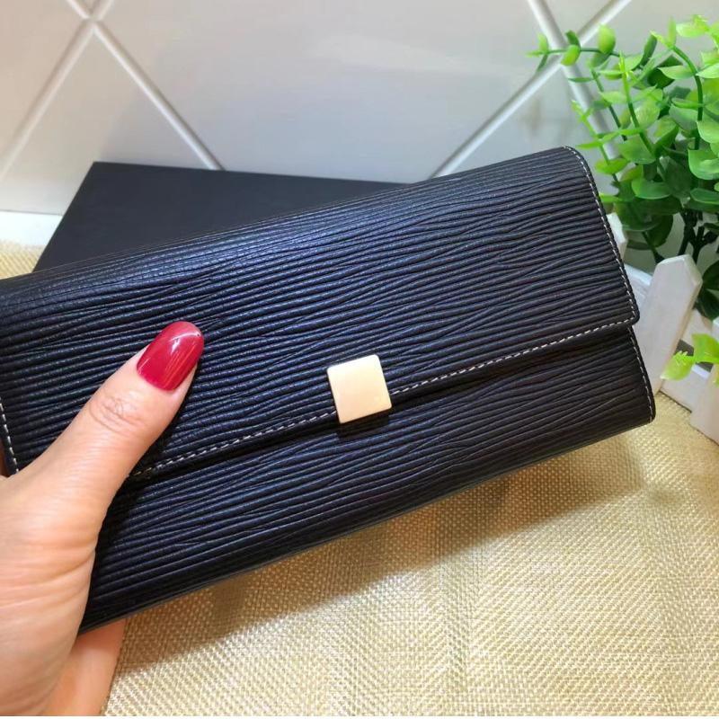 2025 Текстурированные Длинные Женские Кошельки Роскошный Кошелек-Клатч из Натуральной Кожи Двухцветный Кошелек Бифолд Брендовый Стиль Первый Слой Коровьей Кожи Кошелек Без Логотипа