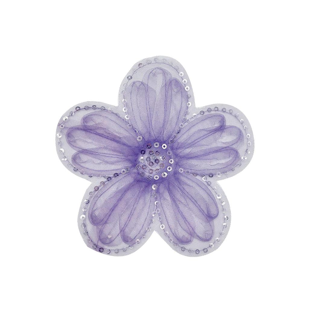 Simple Literary Mesh Sequin Flower Lace Cloth Sticker Diy Accessories Shoes And Hats Sweater Dress Decorative Accessories