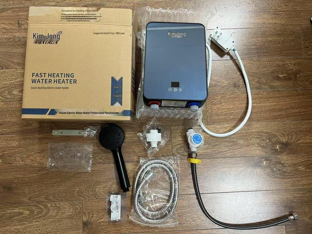 Компактный мгновенный электрический водонагреватель для душа с контролем температуры