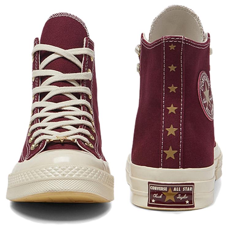 Converse Chuck Taylor Удобная Мода Высокие парусиновые кеды Унисекс Кроссовки Красный A12463C