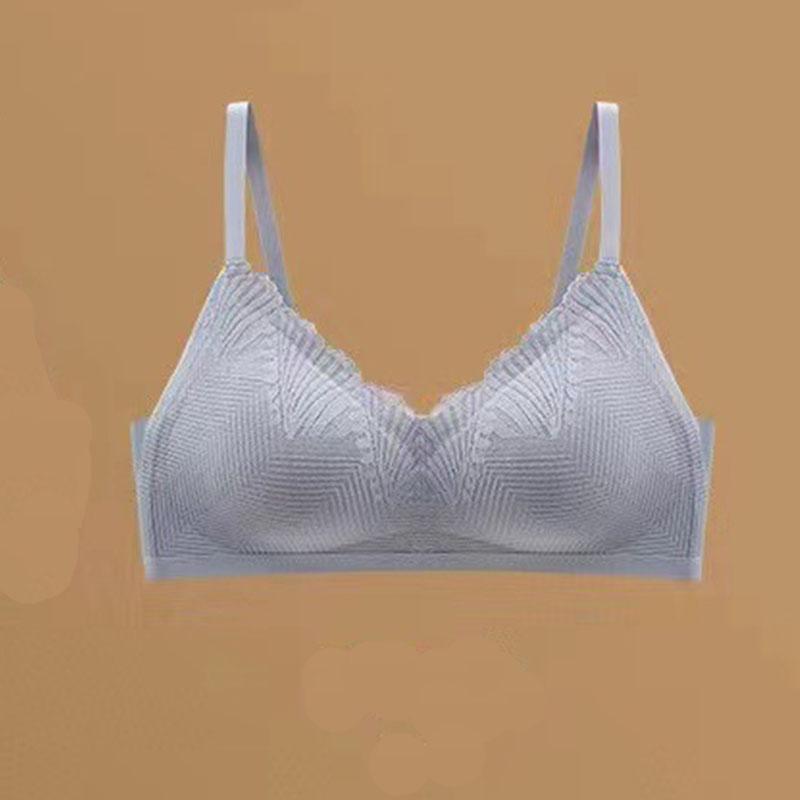 Женский бюстгальтер из латекса с кружевом на подтяжках без косточек, кружевной спортивный бюстгальтер для сна, удобный чехол