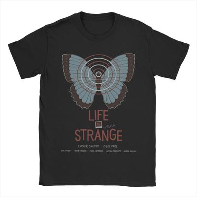 Life Is Strange Футболка Пляжная Хлопковые Футболки Для Взрослых Повседневный Дизайн Футболка С Коротким Рукавом Уличная Одежда