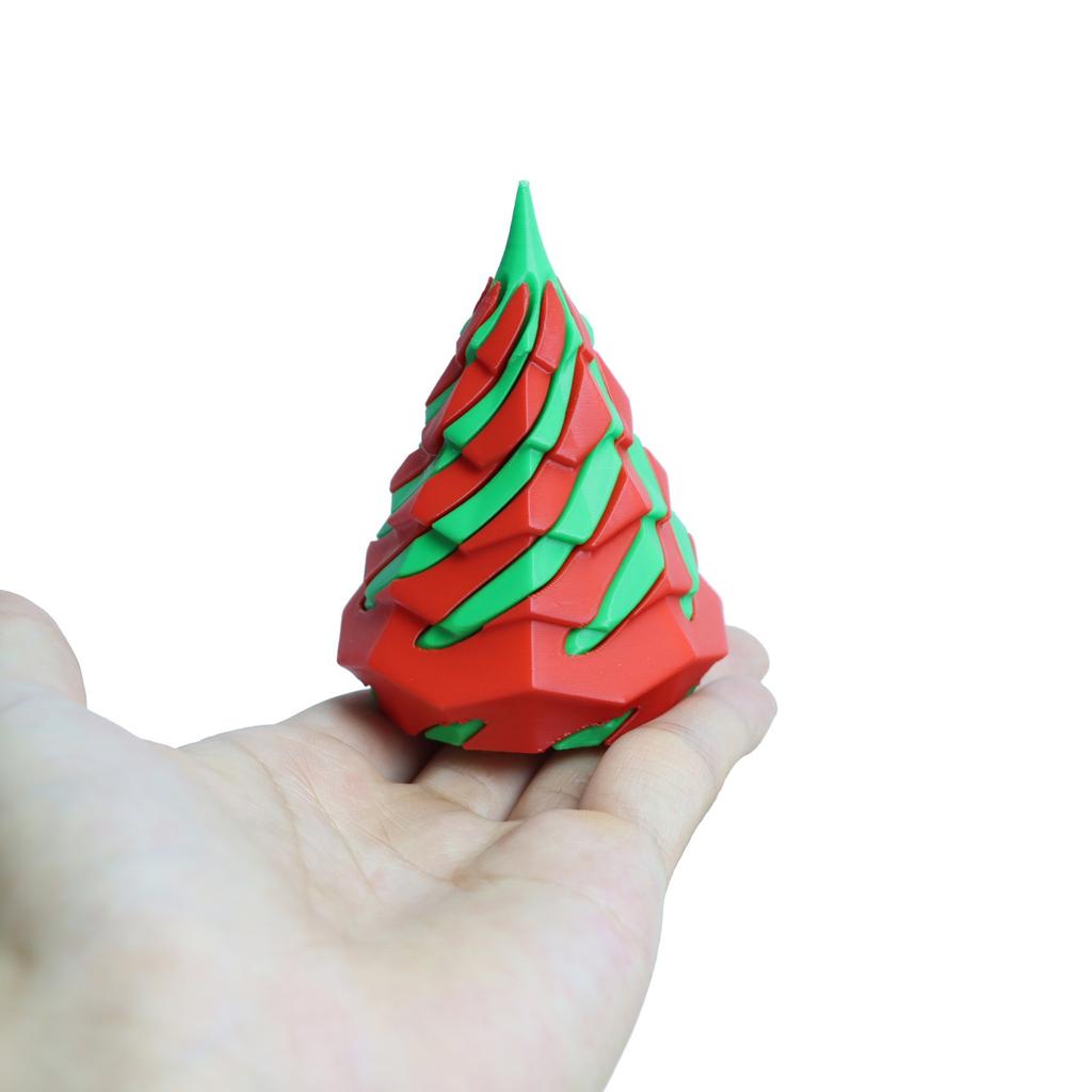 3D-печатная игрушка для декомпрессии, вращающаяся спиральная проникающая скульптура для снятия стресса и беспокойства