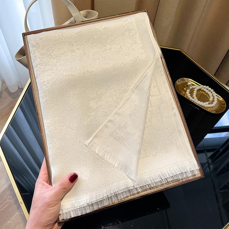 Элегантный женский платок-хиджаб с принтом из хлопка тенсел, длинный шарф, защита от солнца для четырех сезонов, шелковый шарф для украшения, шаль, обертывание, головной платок