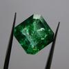 7 Carat Natural Green Colombian Emerald Square Cut   Loose Gemstone