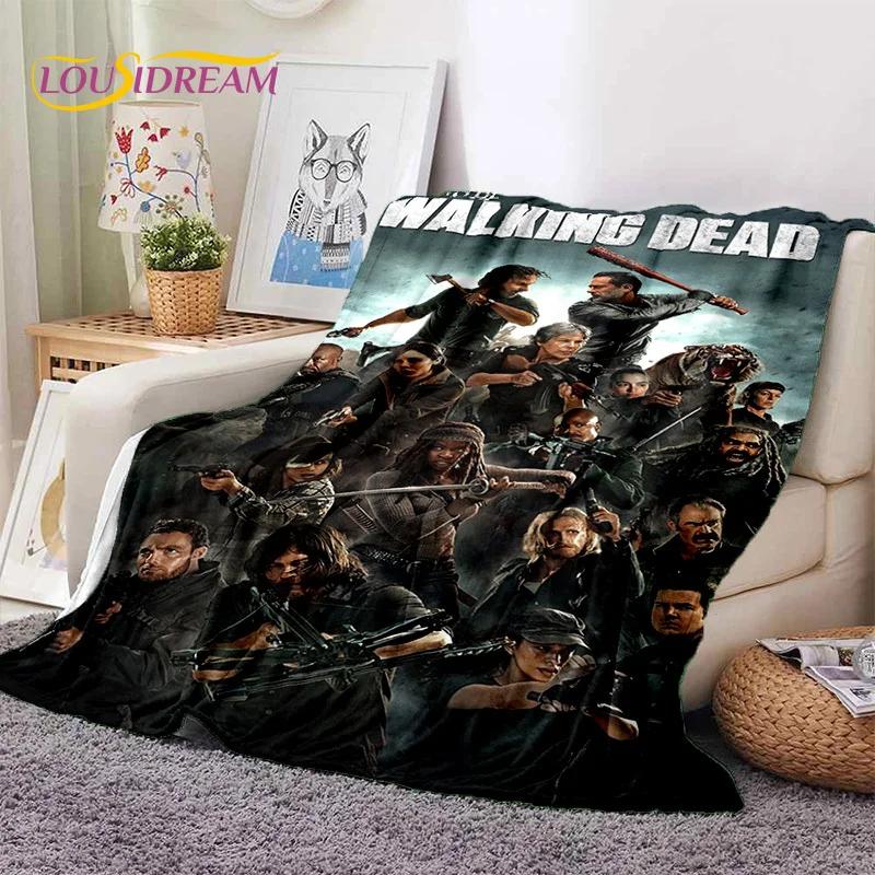 Ходячие мертвецы Линкольн TWD Мягкое фланелевое одеяло для кроватей Спальни Дивана Пикника, Плед для Накрытия на Улице Отдыха Дневного Сна Подарок