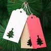 Рождественская елка Сделай сам Крафт-бумага Рождественское украшение Бирка для подарочной коробки Наклейка для пакета для конфет Этикетка для подарочной упаковки