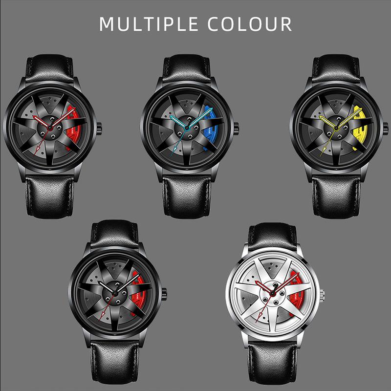 Hollow Watch Повседневные мужские часы Деловые часы Спортивные часы Кварцевые часы Кожаные часы