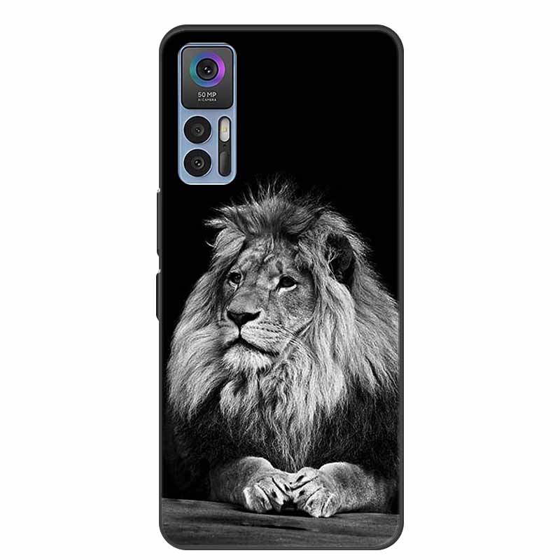 Для TCL 30 Plus Чехол Роскошный Мягкий Силиконовый Задний Чехол Чехол для Телефона для TCL 30 SE Чехол TCL 30 5G для TCL 30+ Защитный Чехол T676J Fundas