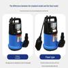 Lingxiao Automatic Corrosion-Resistant Submersible Pump with Float Switch for Fish Ponds, Pools, and Sewage.