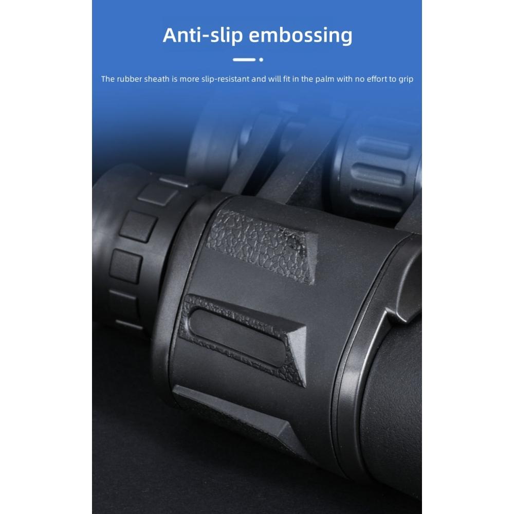 Мощный телескоп 20X50, профессиональный бинокль, низкий уровень освещенности, ночное видение, большой радиус действия, водонепроницаемый военный охотничий походный инвентарь