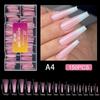 150 Pcs Dual Forms For Poly Nail Gel Soft Nail Forms Molds Acrylic Full Cover False Nail Tips Manicure Extension