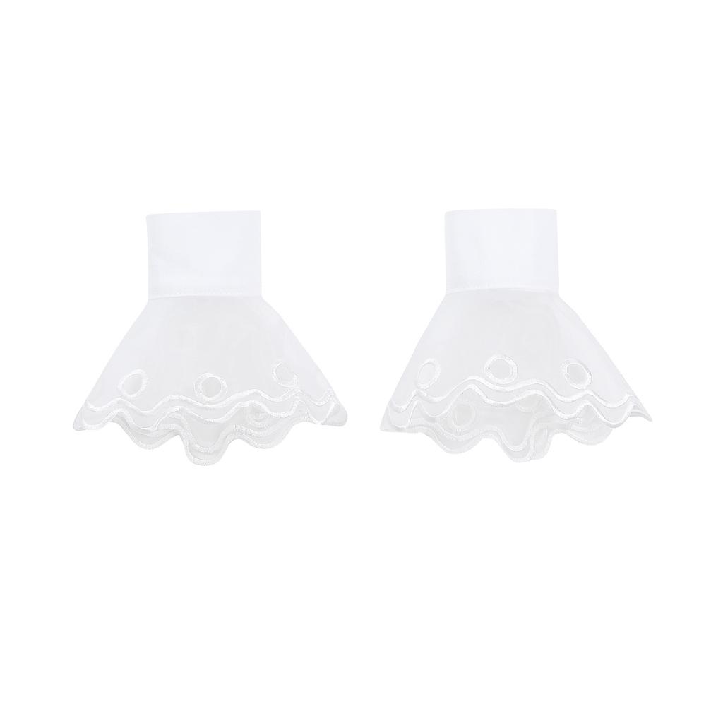 Men's Shirts Fake Collar Fake Cuff Sets Business Wear Detachable Collars+Fake Sleeve Womens False Collar Decorative