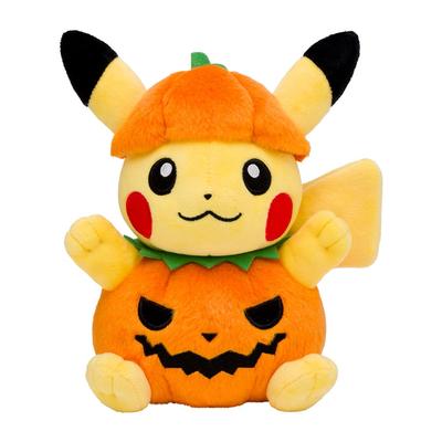 POKEMON Центр Оригинальная плюшевая Хэллоуинская тыква Пикачу 21 x 16 x 14 (В x Ш x Г: см)
