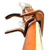 WINGO Classic Flat Guitar Capo for Classic Nylon String Guitar Grain 5 Picks (Wood Color) -