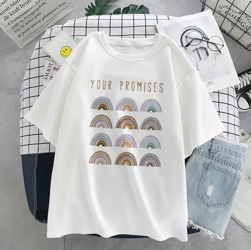 Динозавр Лето Новая Мультяшная Повседневная Панк Женская Футболка с Коротким Рукавом Харадзюку Винтаж Веселая Мода Инс Милая Сладкая Свободная