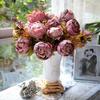 8Pcs Artificial Peony Realistic Easy To Use Vintage Artificial Peony Bouquet for Garden