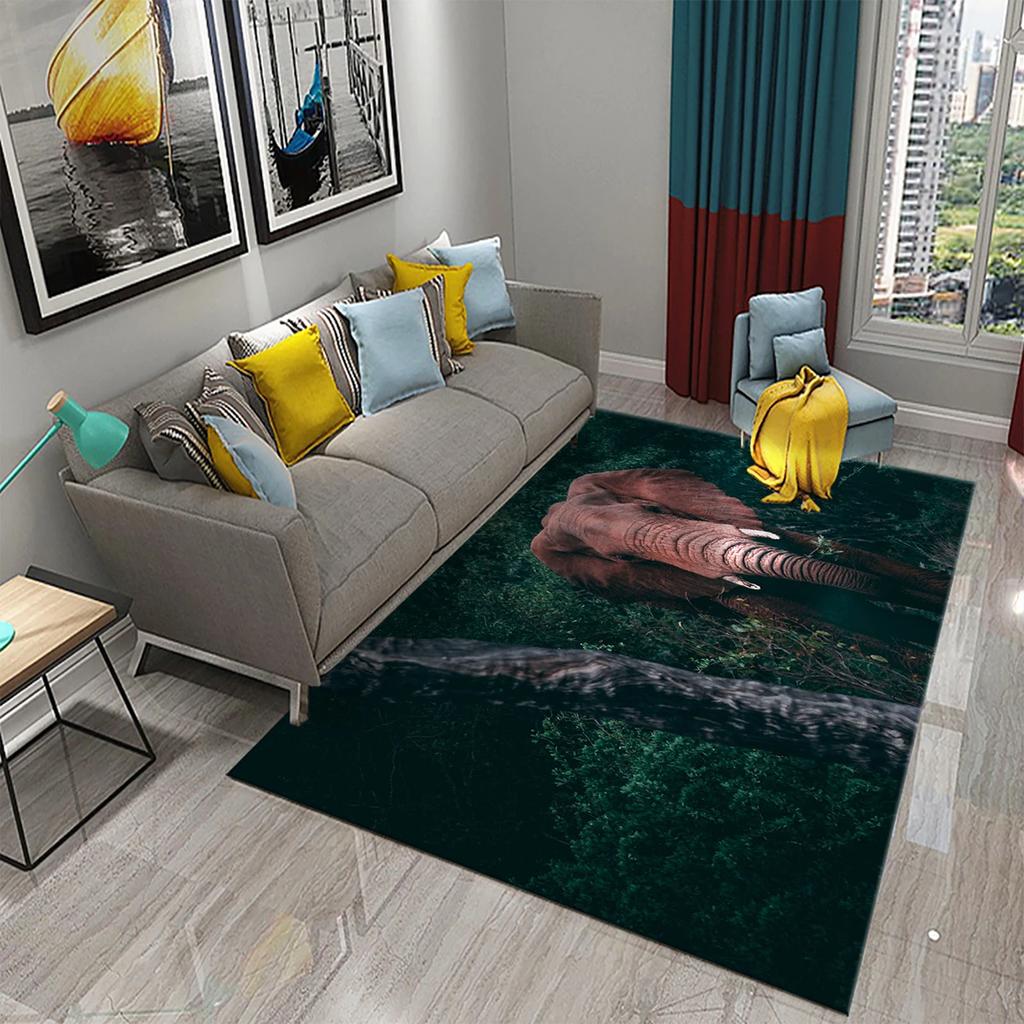 3D Прекрасный Лесной Ковер с Дикой Природой для Кухонного Коврика Ковер для Спальни Гостиной Длинный Прикроватный Коврик Ковер для Прихожей Входной Коврик