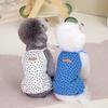 Pet Star Four Legged Jumpsuit Small Dog Clothing Spring and Summer Dog Clothing Pet Supplies Star Shoulder Strap Pants