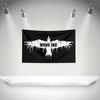 M-Mono Incs Flag Rock Music Band Banner HD Printing Tapestry Exhibition, Music Band Fans, Garage Decor