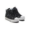 Converse Eva Lift Высокие детские парусиновые кеды Детские кроссовки Черные Синие 672117C