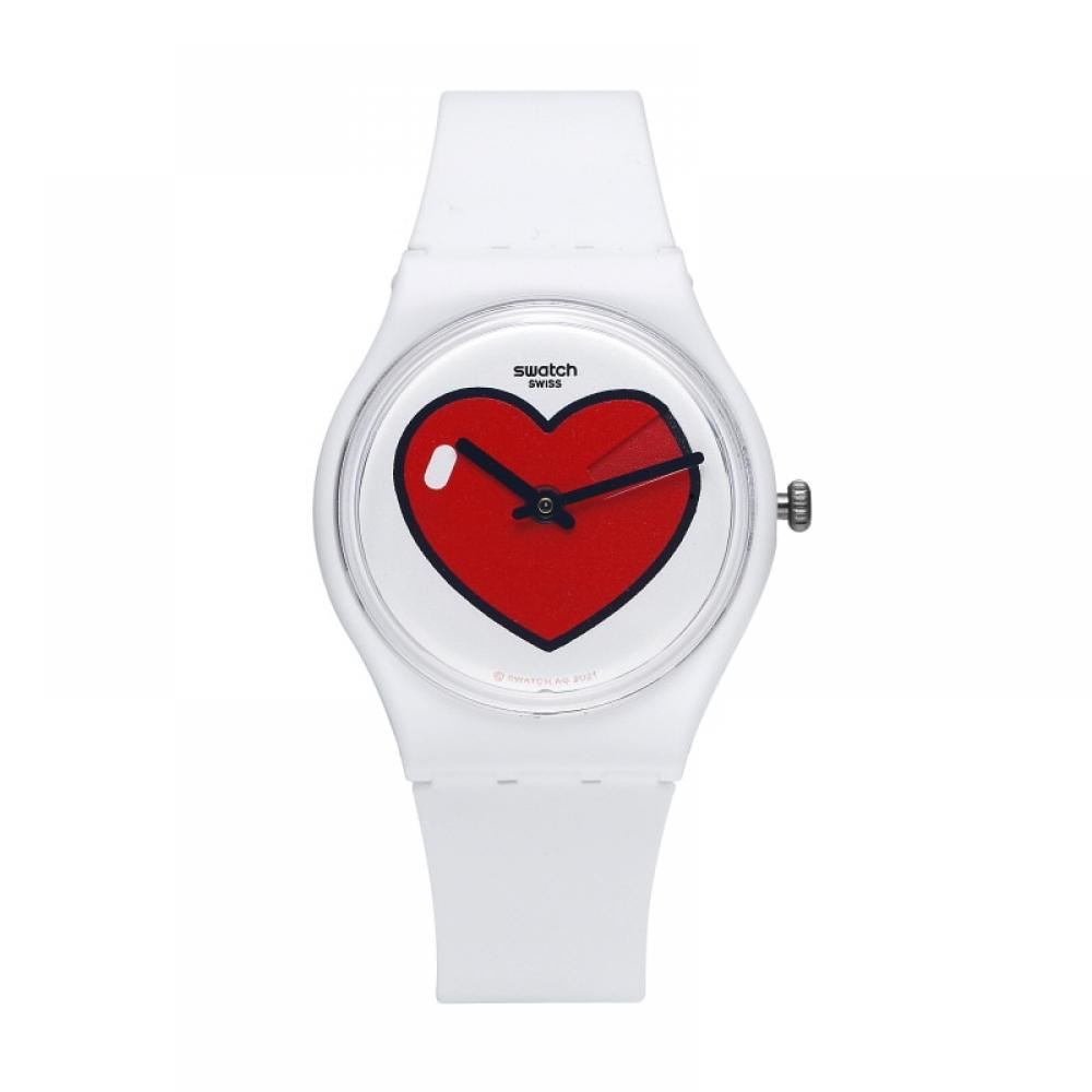 Swatch Gw718 День Святого Валентина LOve O clOck Публичные Уретановые Часы