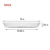 5Pcs Clear Plant Plates PET Plants Saucer New Flower Pot Tray  Indoor
