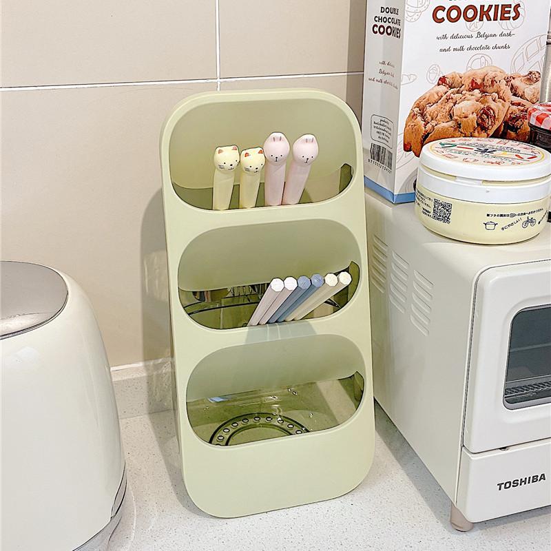 Многофункциональная кухонная полка для хранения, пластиковая сушилка, палочки для еды, полка для посуды, органайзер, банка для ножей, органайзер для кухонных принадлежностей
