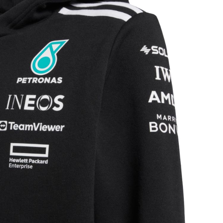 adidas X MERCEDES AMG PETRONAS F1 Толстовка КОМАНДА SS25 Черный Подростки JX0683