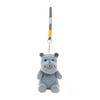 Plush Pendant Wrist Guard Rhino Design Soft Velvet Ergonomic Wrist Support Fluffy Typing Pad Bag Charm