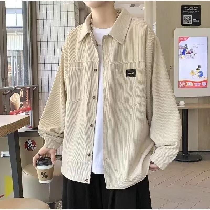 Men's Retro Japanese Loose Fit Jacket - Trendy Autumn Casual Outerwear for Couples