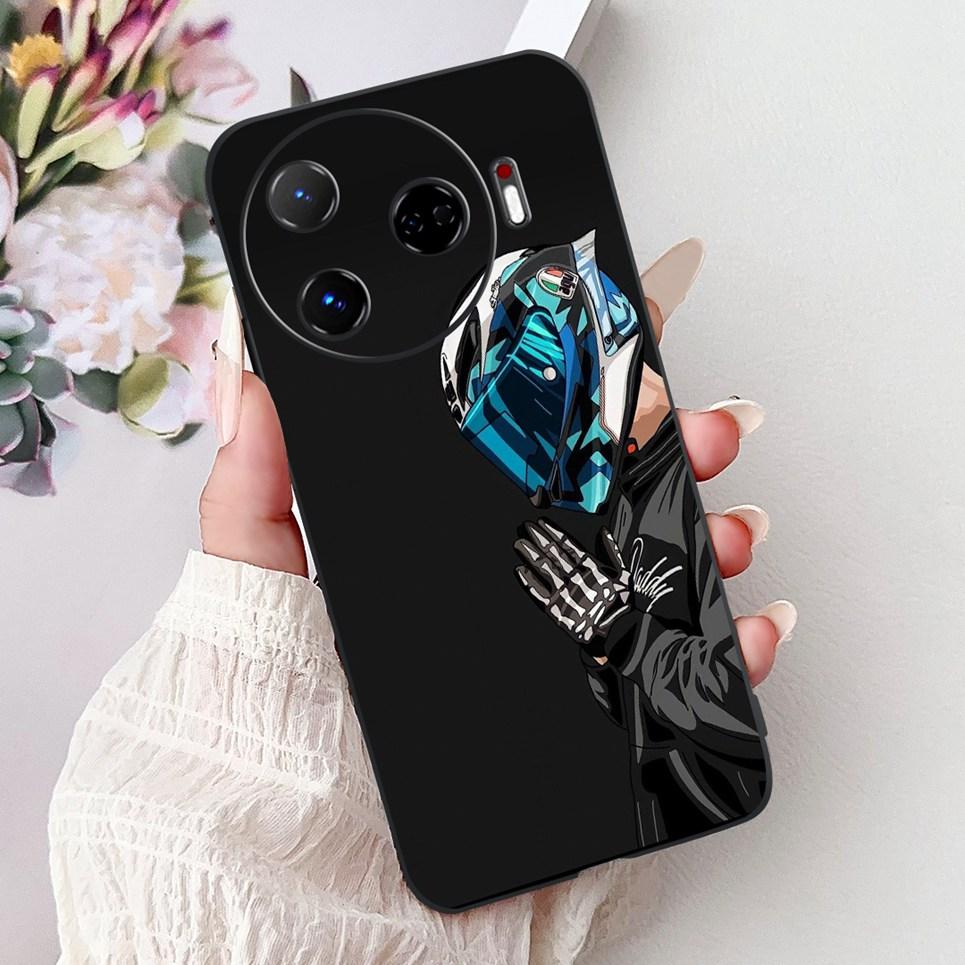 Для Tecno Camon 30 4G 5G Camon 30s Pro 30 Premier 30Pro 5G Задняя крышка Мягкий матовый силиконовый чехол для телефона Крутой стиль Мультяшный Coque