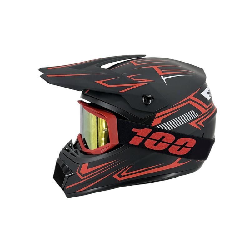 Full Face Motorcycle Helmet Off-Road ATV Mountain Bike Downhill Kart Adult Use ABS Material