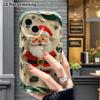 Phone Case: 2D flat design, fits iPhone 12, 13, 14, 15, 16, 17, 18 Pro, phone decoration, Santa Claus, Halloween, and Christmas gifts