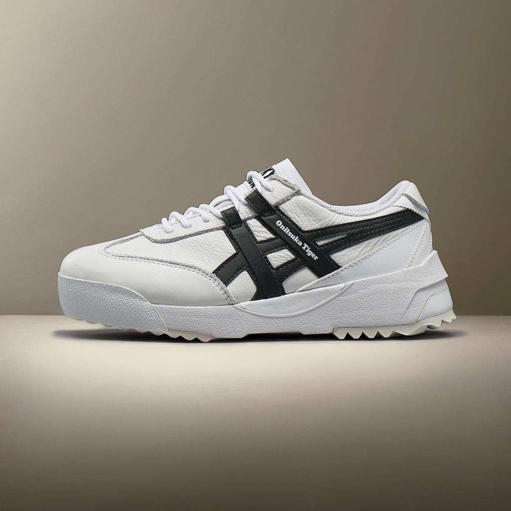 ONITSUKA TIGER Делегация Круглый Носок Удобные Прочные Низкие Повседневные Кроссовки Унисекс Белый 1183A559-109