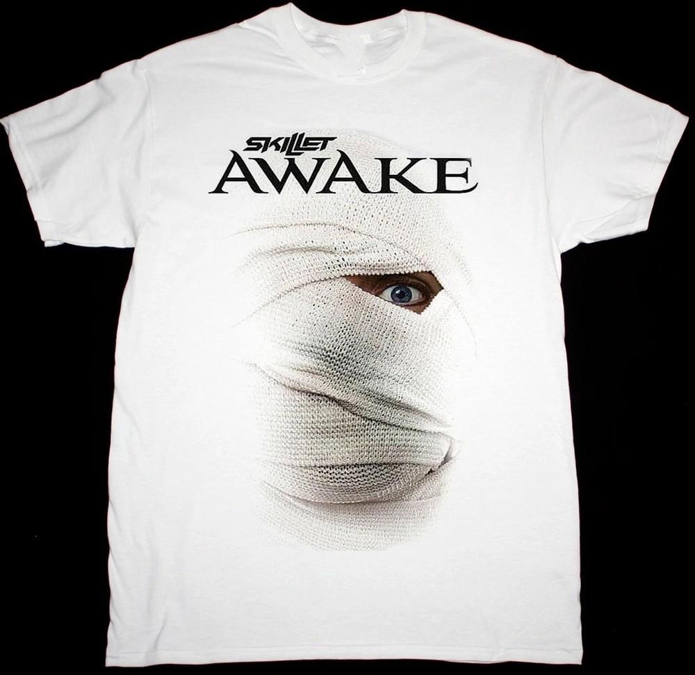 Skillet Band New Awake TShirt Short Sleeve White Men Unisex S5XL KK2300 Unisex T-Shirt