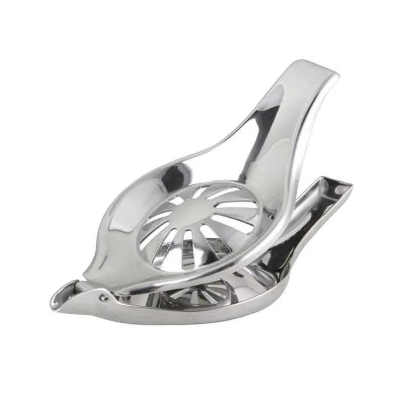 Manual Lemon Squeezer Heavy Duty Stainless Steel Handheld Fruit Juicer Press for Lime Orange Kitchen Bar Party Drink Making