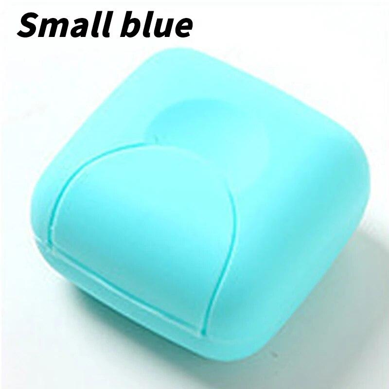 1 шт. Портативная мыльница, контейнер для мыла с крышкой, маленькие/большие размеры, конфетный цвет, для ванной комнаты, дорожная домашняя пластиковая мыльница